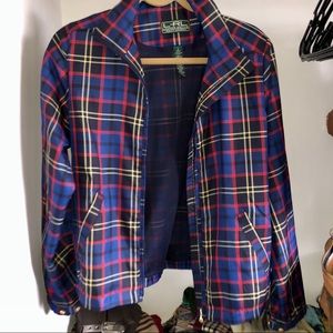 Ralph Lauren Plaid Bomber Jacket